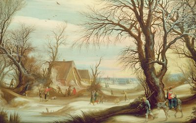 De vlucht naar Egypte door Gysbrecht Lytens or Leytens